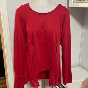 Prana Red Sweatshirt size M